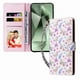 thumbnail image 4 of FOXDOCK Funda Tipo Cartera Floral para Google Pixel 10/10 Pro ,Funda con Tapa de Cuero PU, Protección Antigolpes con Ranuras para Tarjetas y Soporte, 4 of 6