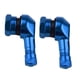 thumbnail image 2 of Vástagos de válvula de rueda de la motocicleta universal de aluminio CNC de 90 grados azul, 2 of 5