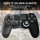 thumbnail image 5 of Cubierta para PS4 HLRAO Negro Brillante 8 uds + Tapas de agarre, 5 of 7