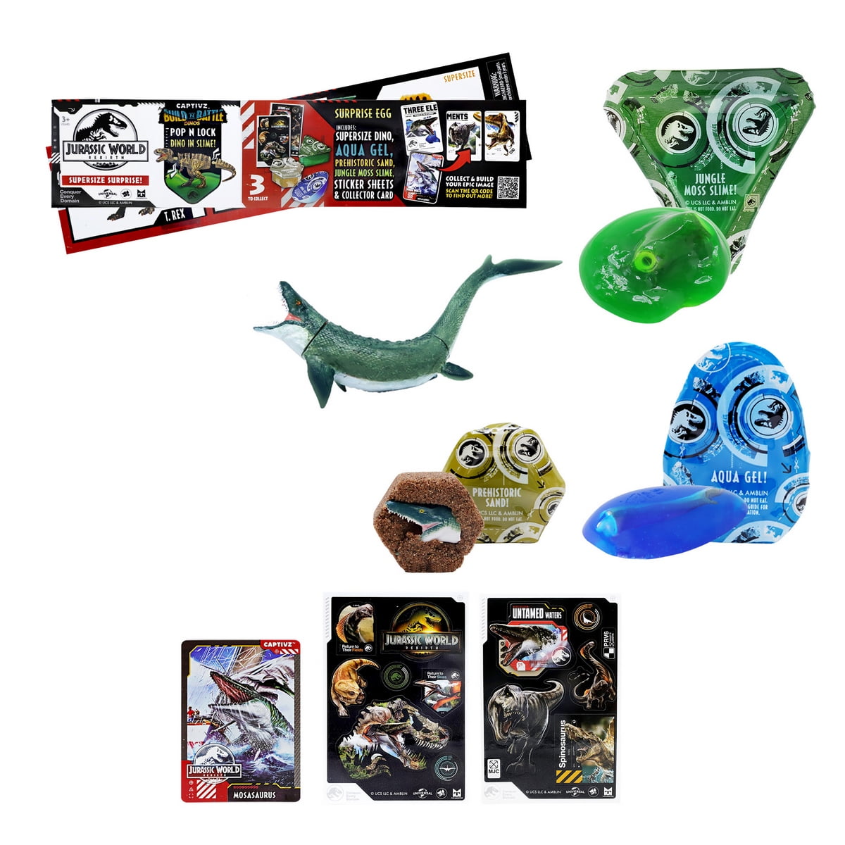 Huevo Mediano Con Dinosaurio Y Sorpresas Jurassic World