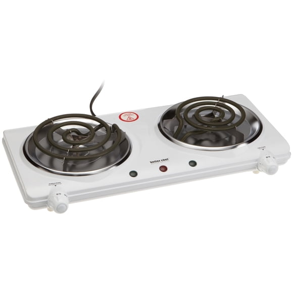 Parrilla Doble Better Chef 900W con Control de Calor Ajustable
