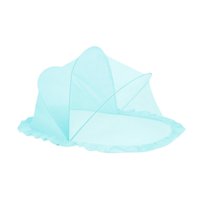 Magideal - Red De Cama Para Tienda De Campaña, Ropa De Cama, Portátil, Elegante, Para Cuna, Dosel, Red Para Guardería, Para Viajes De Verano, Decoración De Dormi Azul