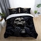 thumbnail image 1 of Skull Halloween Style Animal Wolf Quilt Duvet Cover Set Home Textiles 3-Piece Bedding Set, 1 of 4