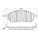 thumbnail image 3 of Pastillas Freno para auto Nissan Pathfinder 2005-2012 Delantero, 3 of 6