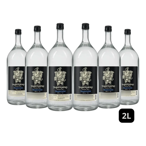 6X Pisco Peruano Tabernero Quebranta 2 L - Destilado De Uva