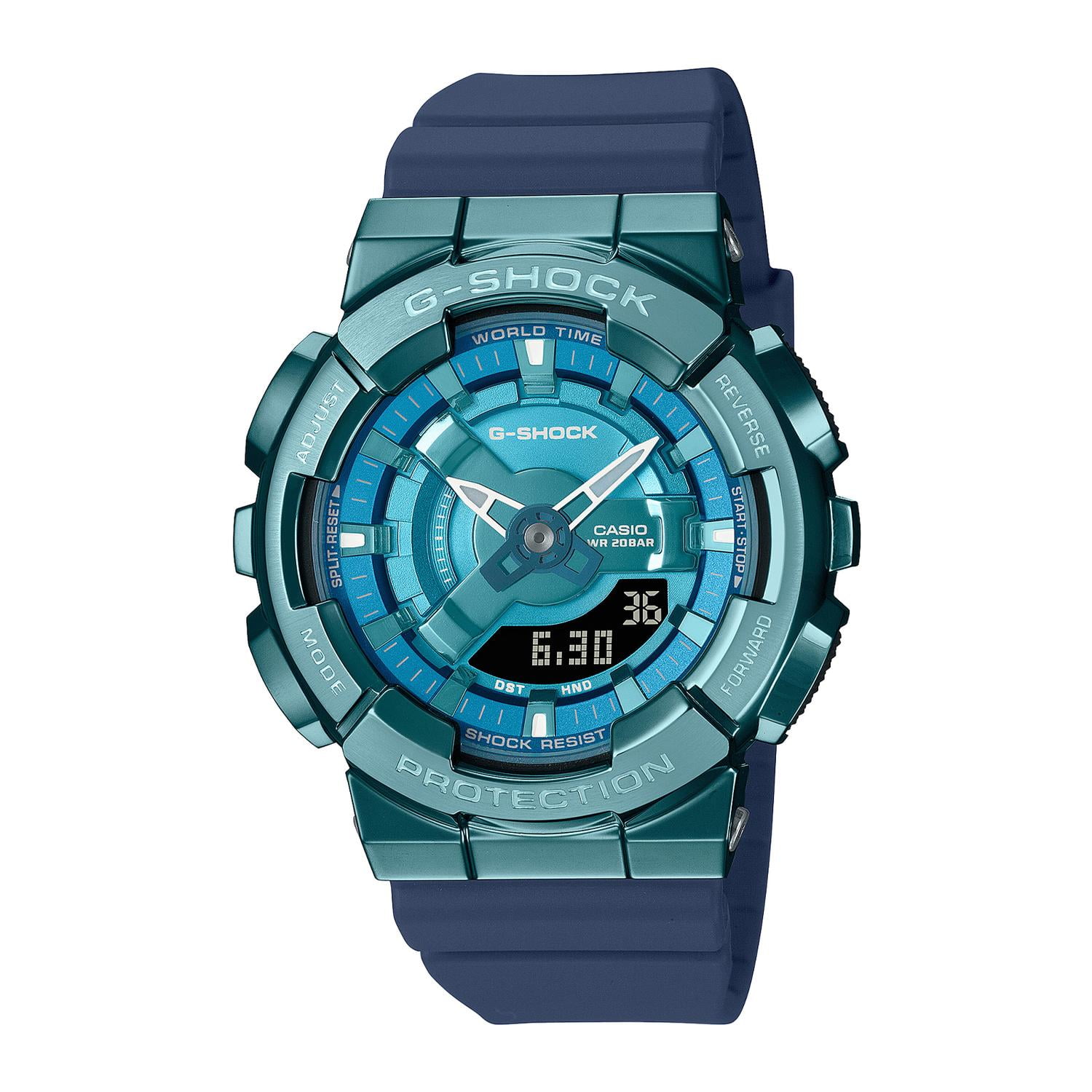 Reloj G-shock Gm-s110lb-2adr Resina/acero Mujer Azul Azul