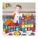 thumbnail image 3 of Juguete Construccion Castillo Bloques Magneticos 77 Piezas Colores, 3 of 6