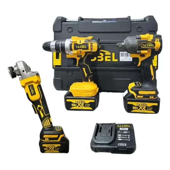 Herramientas Taladro , Esmeril Y Llave De Impacto 98v