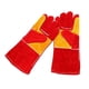 thumbnail image 3 of Guantes De Soldadura MIG Piel De Vaca Estufas De Leña Soldador Cocina Rojo Amarillo, 3 of 5