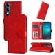 thumbnail image 5 of Funda tipo cartera FOXDOCK para Vivo Y29s 5G , diseño girasol en relieve, cuero PU, cierre magnético, soporte y tarjetero, 5 of 5