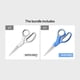 thumbnail image 1 of Multi-Purpose Stainless Steel Scissor for School, DIY Crafts, and Household - Small Size Cutting Tool, 1 of 5