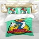 thumbnail image 5 of Pájaro Carpintero Woody Conjunto de sábanas temático, trío de piezas, cómodo y amigable con la piel, diseño único, regalo de decoración para el hogar para familiares, amigos y fans,140cm *210cm, 5 of 6