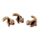 thumbnail image 1 of Juguetes de repuesto para perros Outward Hound Squeakin' Squirrels, paquete de 3, 1 of 5