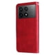 thumbnail image 2 of Funda con Cremallera para Xiaomi Poco F6 Pro, Carcasa Cartera de Cuero PU con Soporte y Tarjetero, 2 of 6