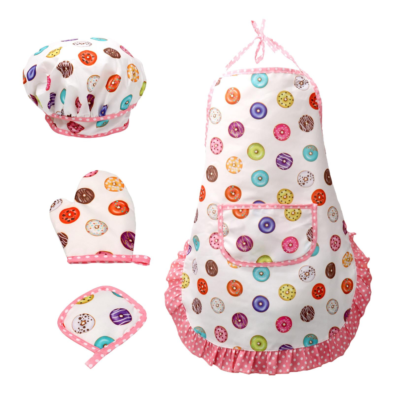 Magideal - Juego De Cocina Para Niños, Juguete De Cocina Con Delantal De Chef, Gorro Y Guantes Para Bebés De 3, 4, 5 Y 6 Años, Juguete Educativo Montessori Para