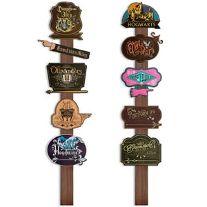Set De Señales Direccionales Con*Quest Harry Potter Mundo Mágico