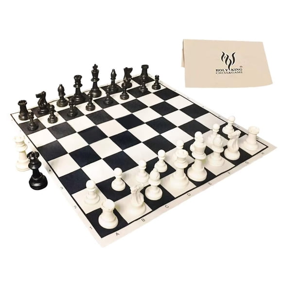 Juego de ajedrez HOLYKING portátil compacto de viaje con tablero de 40 cm