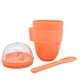 thumbnail image 2 of Vaso Snack Keep 450 ml con Cucharita Naranjo - PS, 2 of 3