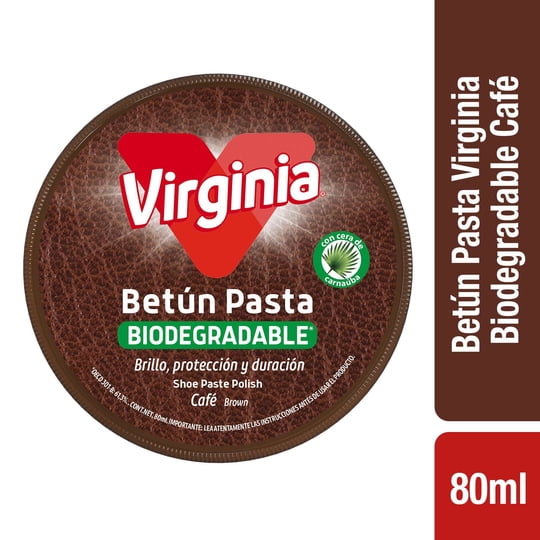 Betún Para Calzado Pasta Café Lata 88 ml Virginia