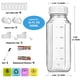 thumbnail image 3 of Botellas de vidrio para leche Syntic de 16 ml con tapa hermética, paquete de 8, 3 of 8