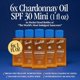 thumbnail image 2 of Aceite Solar Mini Chardonnay Spf 30 30 Ml X6, 2 of 8