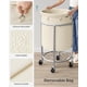 thumbnail image 3 of Cesta de lavandería SONGMICS Rolling 110 L con ruedas y bolsa, color crema, 3 of 3