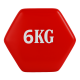 thumbnail image 3 of Par de Mancuernas 6 kg c/u Total 12 kg Hexagonales de Neopreno, 3 of 3