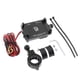 thumbnail image 1 of Abrazadera de Manillar para Moto con Cargador USB, Negro, 1 of 3