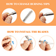 thumbnail image 5 of Kit para pirograbado, herramienta profesional para pirograbado, herramientas creativas de bricolaje, quemador de madera para repujado, tallado y pirograbado., 5 of 7