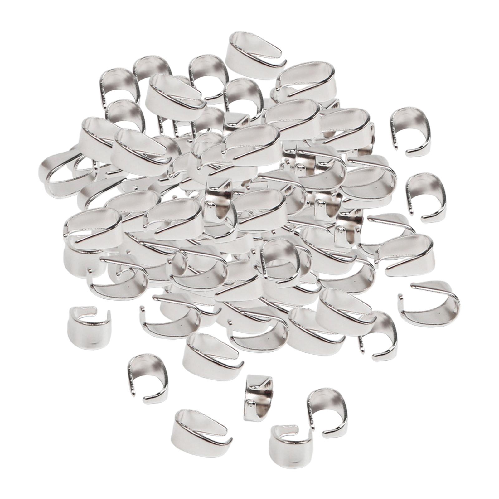 Bothyi - Pinch Bail Colgante Clips Cierres Hebilla Hallazgos Para La Fabricación De Joyas De Plata