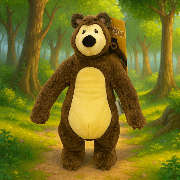 Peluche Oso Masha y el Oso Lider