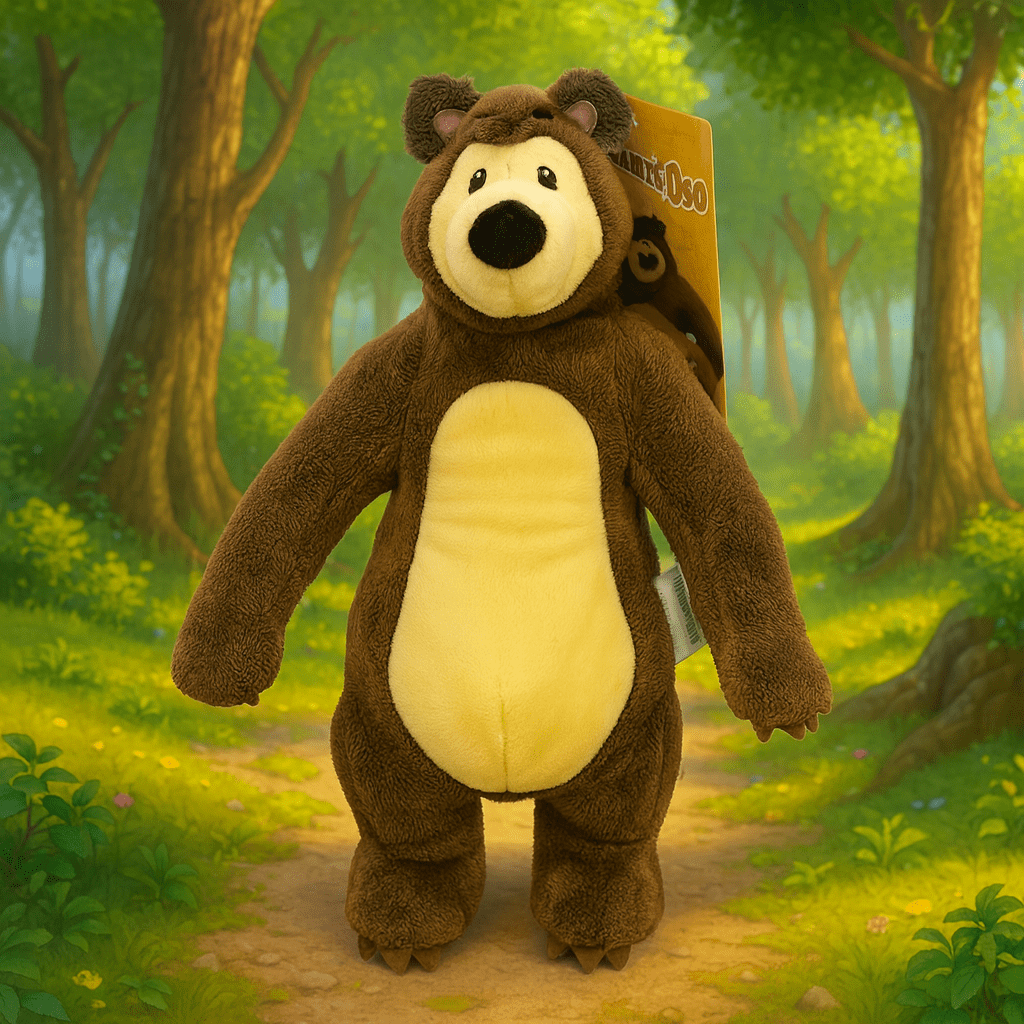 Peluche Oso Masha y el Oso Lider