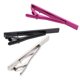 thumbnail image 1 of 3x tie bar clip de corbata formal para hombre elegante corbata clips rosa rojo + negro + plata, 1 of 5