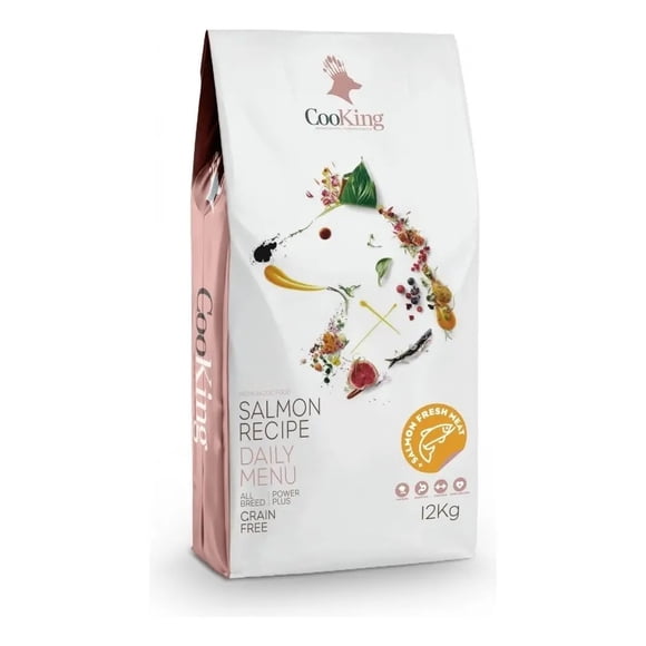Alimento Premium Perro Adulto Salmon 12kg Grain Free Cooking