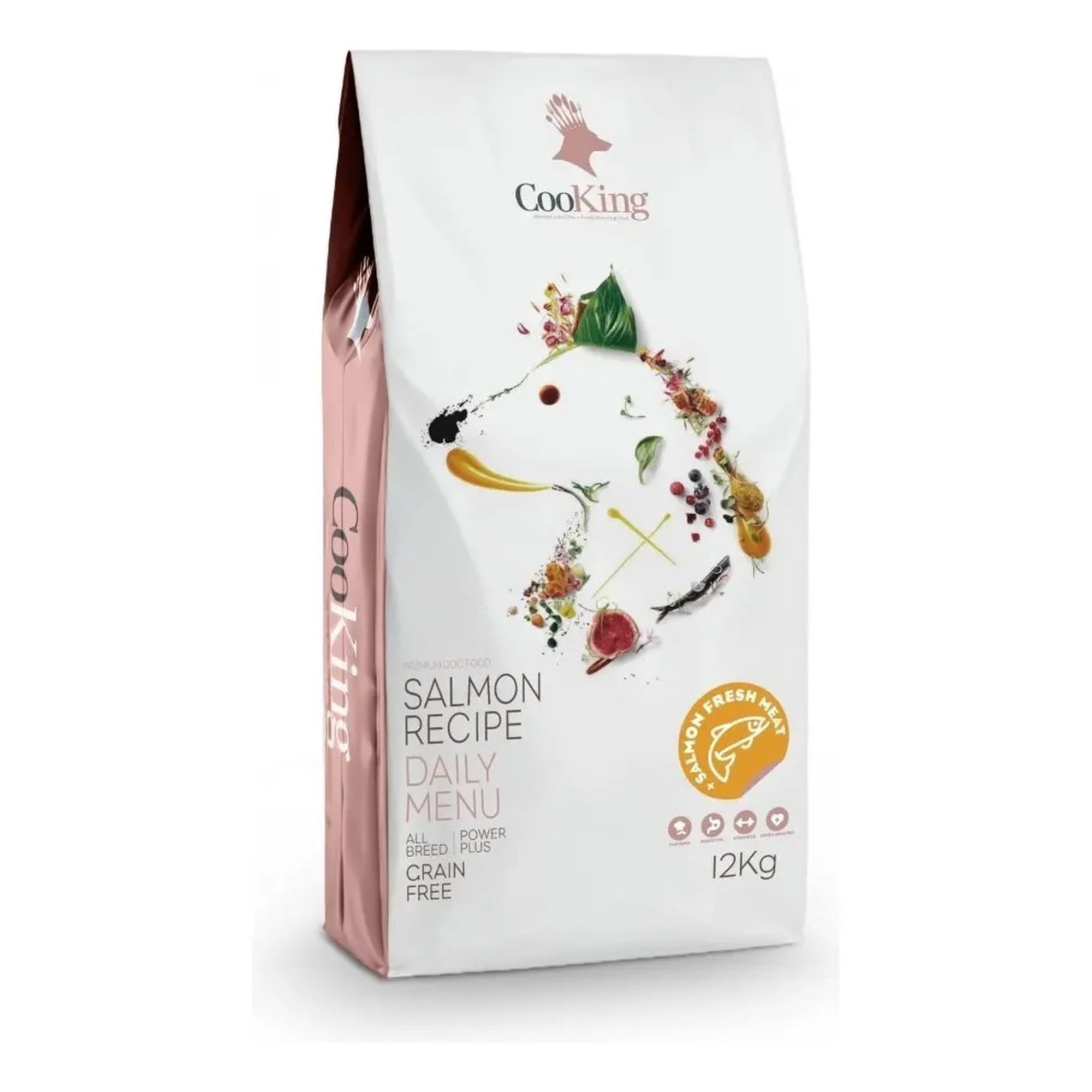 Alimento Premium Perro Adulto Salmon 12kg Grain Free Cooking