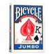 thumbnail image 2 of Juego de cartas para bicicleta Jumbo Index, paquete de 12, rojo y azul, 2 of 9