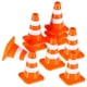 thumbnail image 1 of Xiao Hua Juego de 10 mini Conos de Tráfico, Usados para Juegos de Seguridad, Simulación de Barricadas, 0.98 X 1.38in, Naranja, 1 of 4