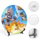thumbnail image 4 of Zoo Battle Arena Plato decorativo de porcelana fina (bone china), plato decorativo de cerámica para hogar, oficina, soporte de pared, platos decorativos para dormitorio - 6 pulgadas (15 cm), 4 of 6