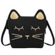 thumbnail image 1 of 1 pieza de monedero de gato para niñas pequeñas, bolso bandolera tipo cartera, 1 of 8
