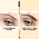 thumbnail image 3 of Brocha para cejas Docolor Duo profesional angular con cepillo spoolie, blanca, 3 of 9
