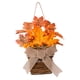 thumbnail image 2 of Cesta De Mimbre De Corona De Hoja De Arce Artificial Para Decoración De Otoño De Puertas Delanteras, 2 of 5