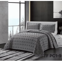 Ttodostore - Cubrecama De Verano King Semi Acolchado Diseño Puntos