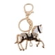 thumbnail image 4 of Diamantes De Imitación Caballos Colgante De Cadena Cristal Negro Llave Llavero, 4 of 4
