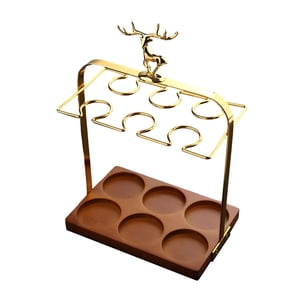 Magideal - Estante Para Copas De Vino, Organizador De Artículos De Bar, Soporte Multiusos Para Copas De Licor, Soporte Para Copas De Vino Para Restaurante, Hogar A