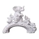 thumbnail image 3 of Estatua De Elefante De Resina, Escultura Moderna De Elefante Para Gabinete De Estantería De Oficina, Color Blanco, 3 of 5