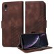 thumbnail image 1 of Carcasa FOXDOCK iPhone XR de cuero PU, diseño acolchado clásico, protección contra caídas y rayones, 1 of 5