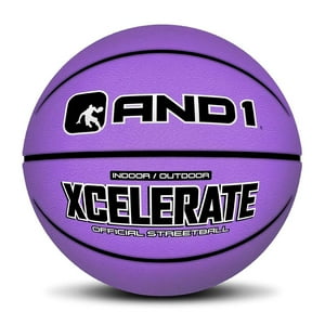 And1 - Balón De Baloncesto De Goma Premium Xcelerate Lila Talla 7