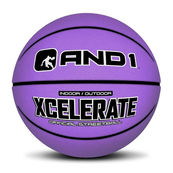 Balón de Baloncesto de Goma Premium Xcelerate lila Talla 7