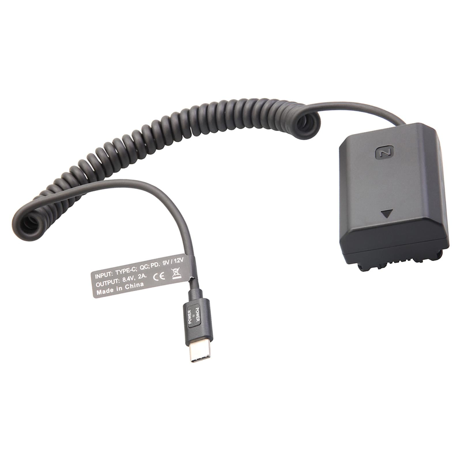 Magideal - Cable Adaptador De Corriente Ficticio, A Np , Reemplazo Directo De Accesorios Extensibles, Piezas De Repuesto Para A9 A7c, A7rm4,
