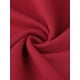 thumbnail image 5 of INSPIRE CHIC Falda lápiz elástica de cintura alta con fruncidos para mujer, falda midi ajustada para el trabajo, talla M, rojo oscuro, 5 of 6